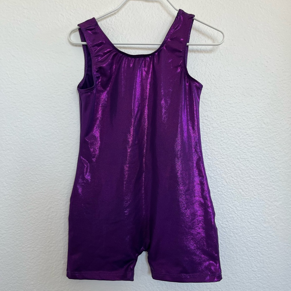 Shiny Purple Leotard